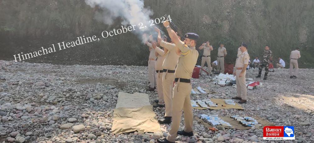 A one day refresher course on the use of tear gas was organised